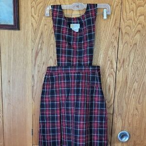 Girls Macbeth Plaid School Uniform Pinafore From Dennis Uniform
